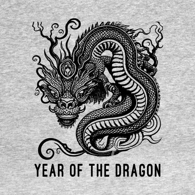 Year of the Dragon Chinese Zodiac DRAGON ART by Scarebaby